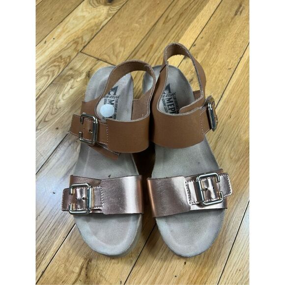 Mephisto Womens Lissandra Brown Sandals Size 37 US 7 - Picture 1 of 5